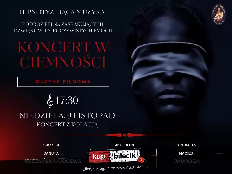 Koncert w Ciemnoci - Hipnotyzujca Muzyka w Peni Zmysw