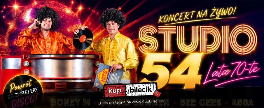 Show z największymi hitami lat 70-tych z tancerkami i orkiestrą na żywo!