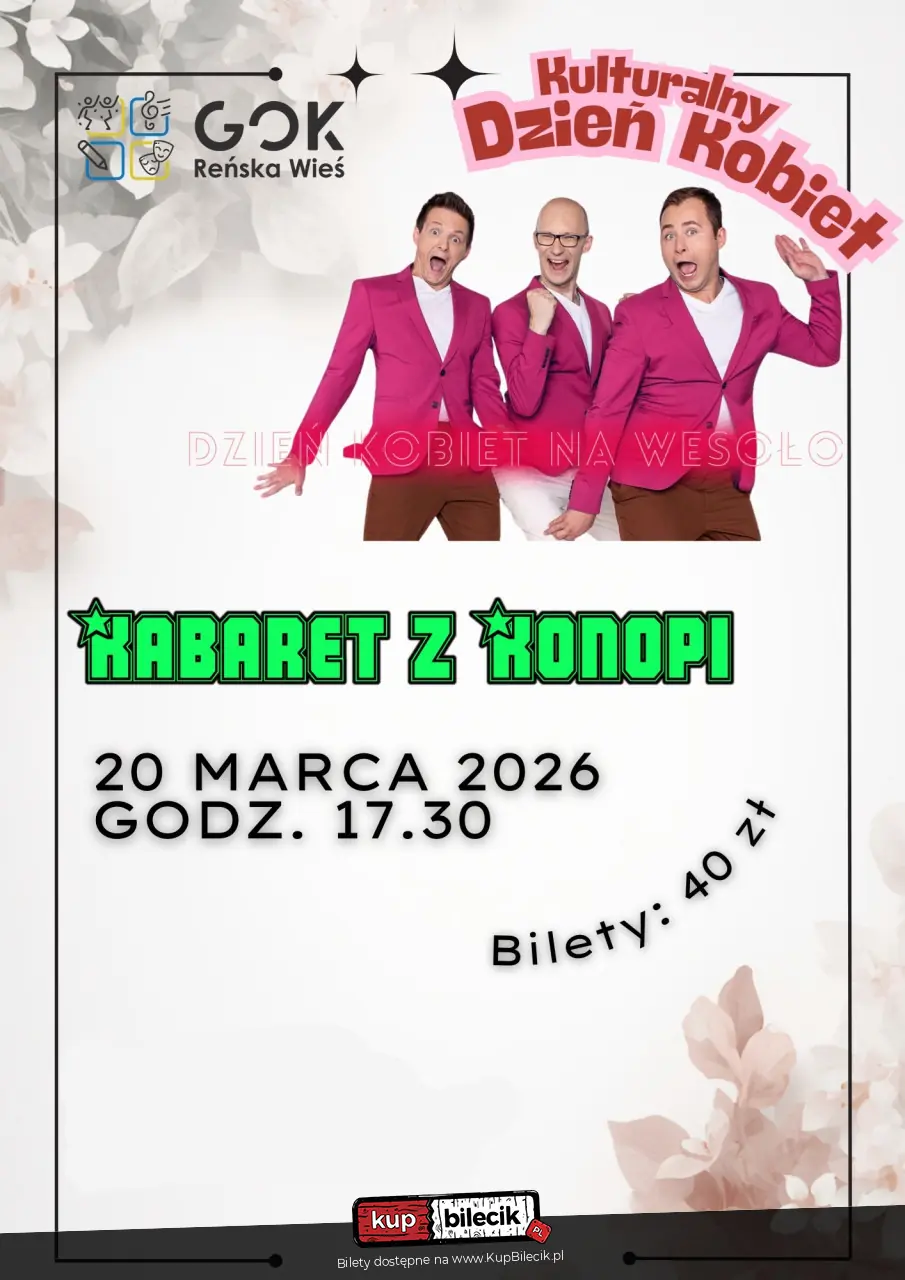 Kulturalny Dzień Kobiet z Kabaretem z Konopi