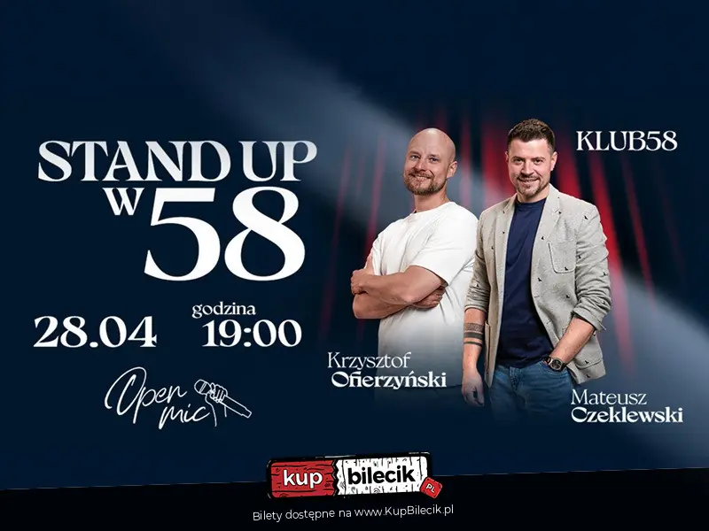 Wydarzenie Stand-up oraz Open Mic