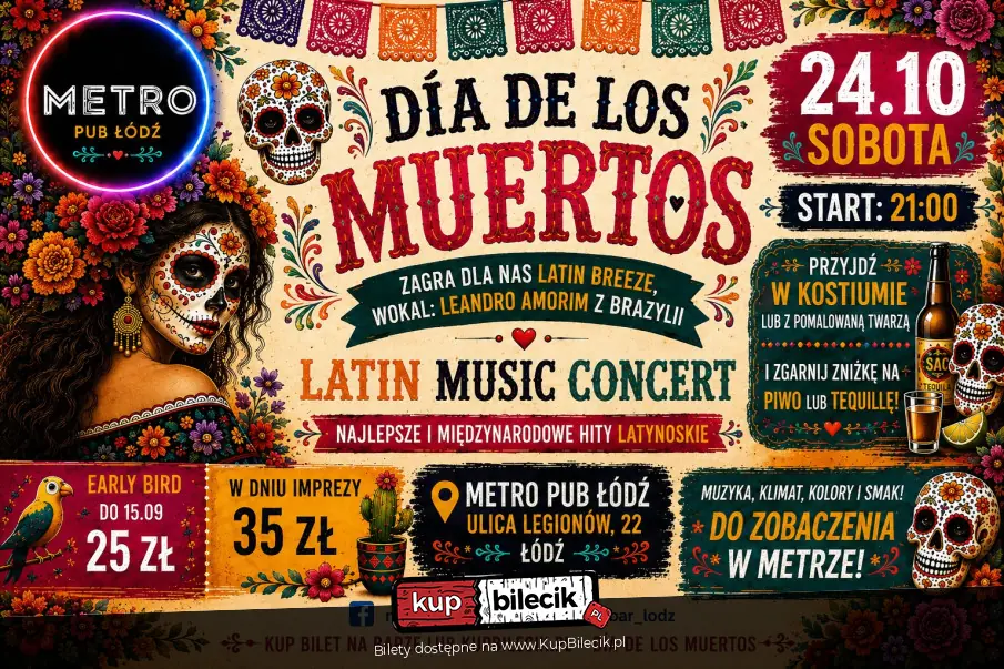 Event z koncertrm na żywo Latin Breeze