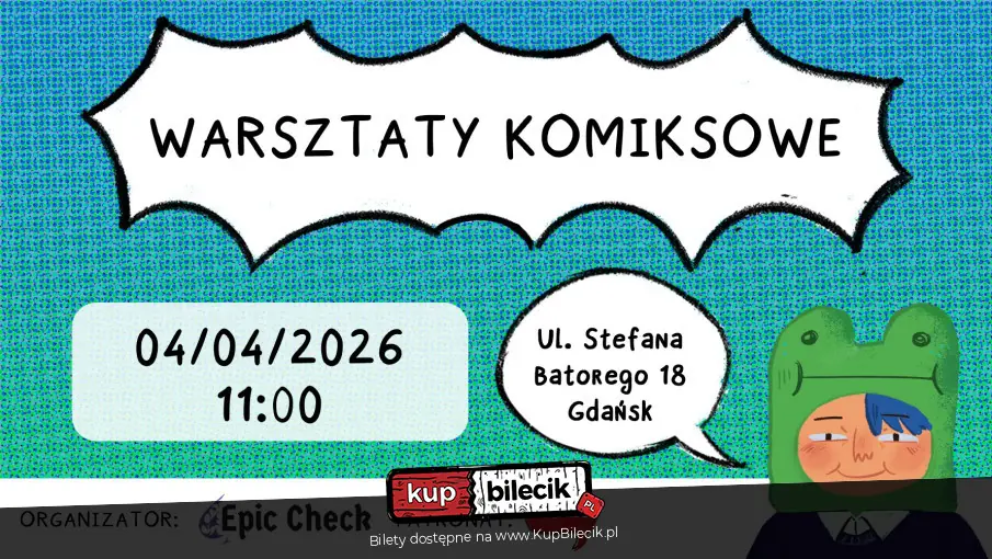 Warsztaty Komiksowe. Wiek: 16+