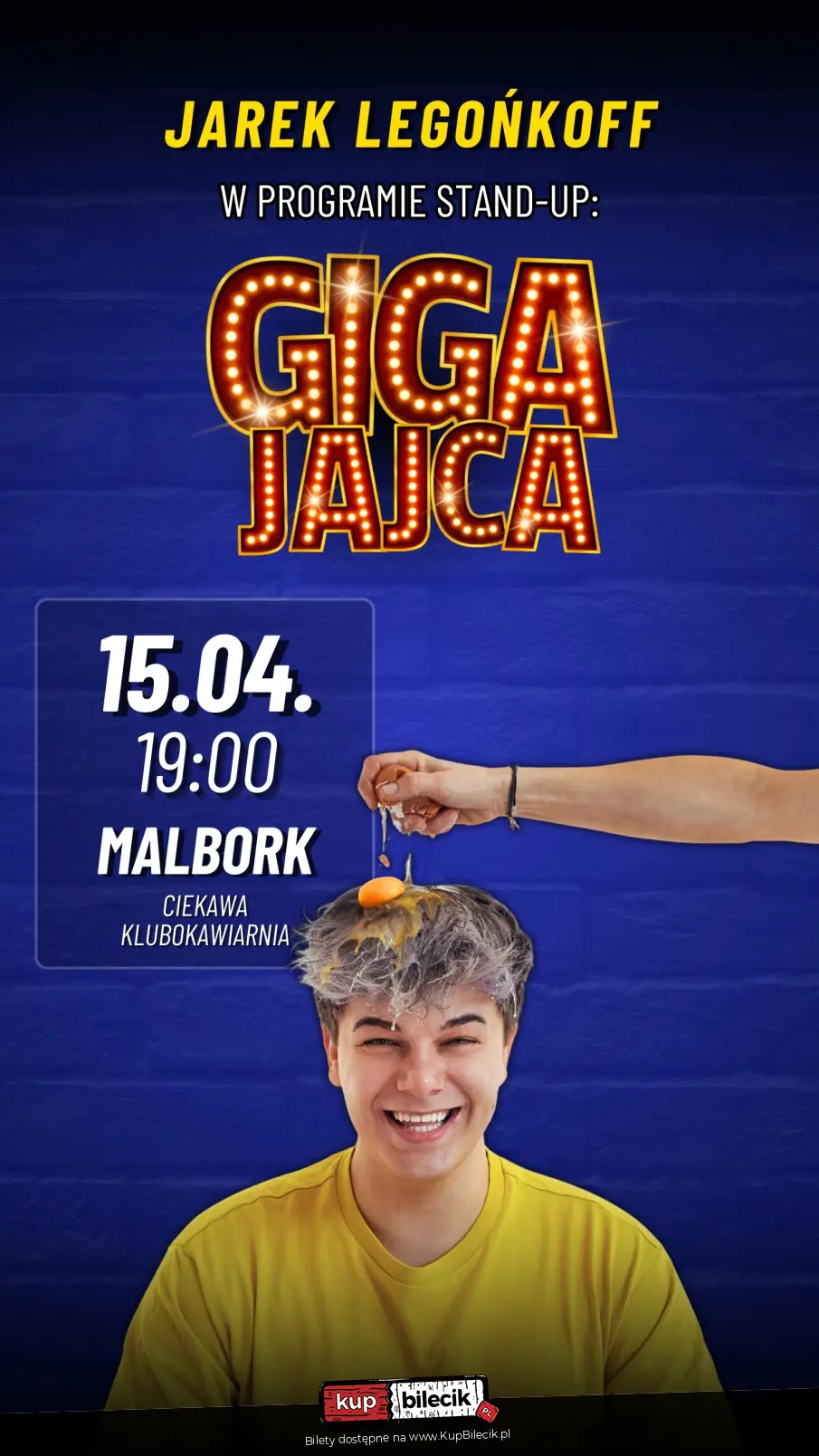 Stand up: Jarek Legońkoff w programie "GIGA JAJCA";