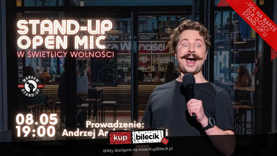 Stand-up Open mic - Warsaw Stand-up x Andrzej "Andy" Sosnowski