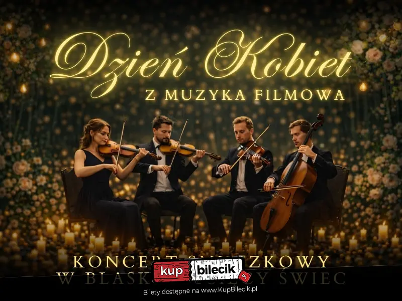 Koncert przy świecach - Dzień Kobiet z muzyką filmową