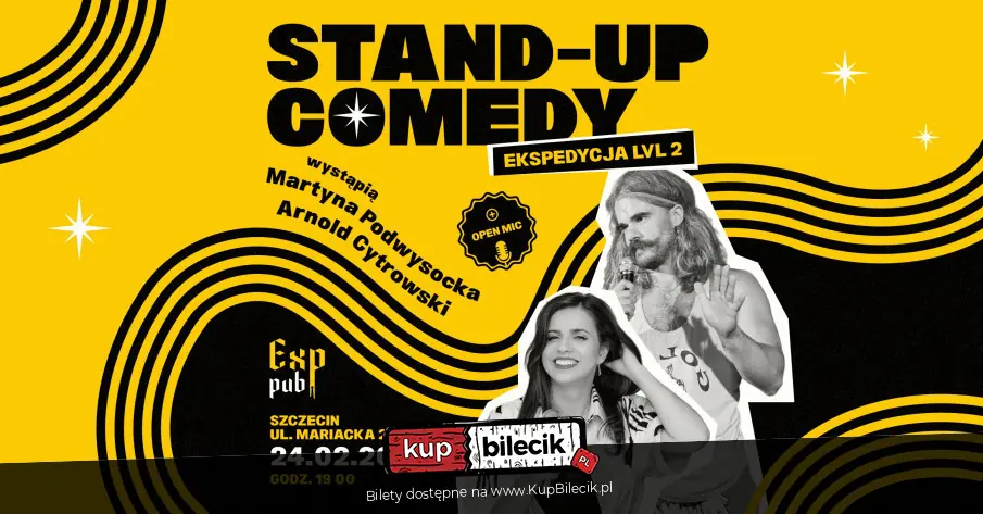 wystąpią: Martyna Podwysocka i Arnold Cytrowski + Open Mic