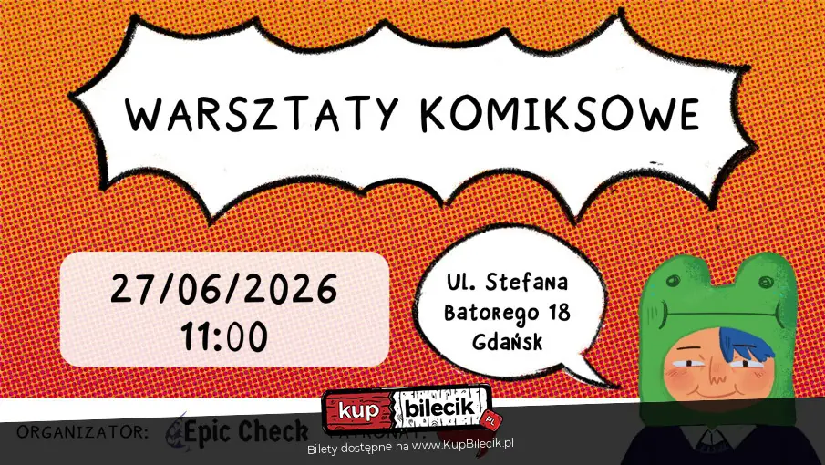 Warsztaty Komiksowe. Wiek: 16+