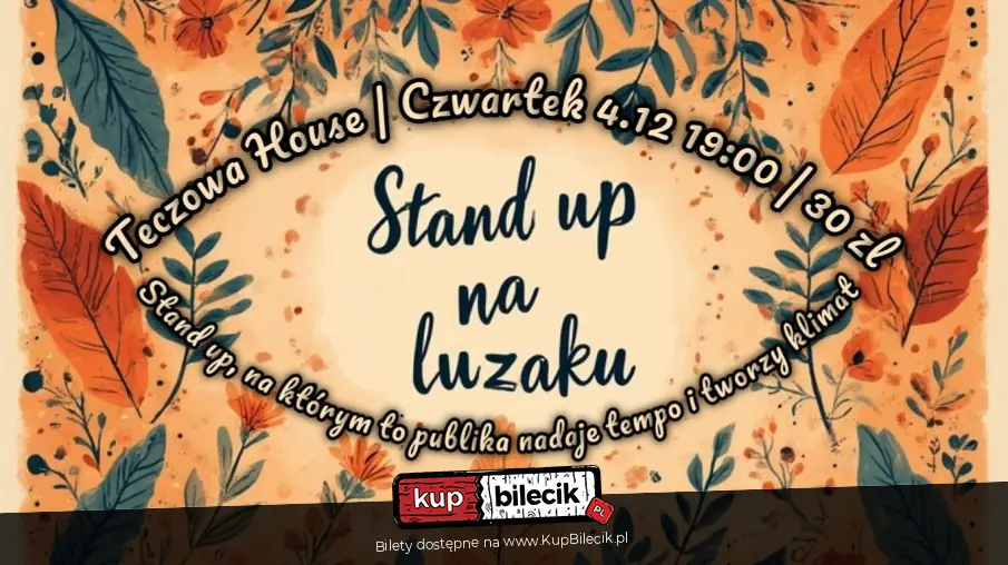 Stand up, na którym tempo i klimat nadaje widownia