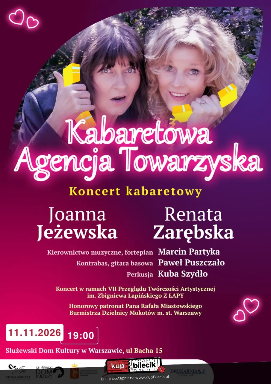 Koncert kabaretowy pod kierunkiem Marcina Partyki