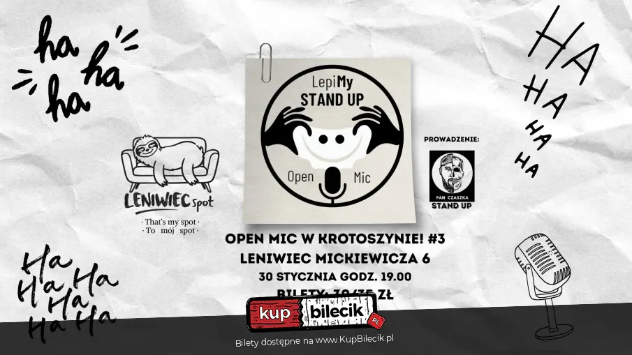 Open Mic w Krotoszynie - Lepimy Stand-Up # 3