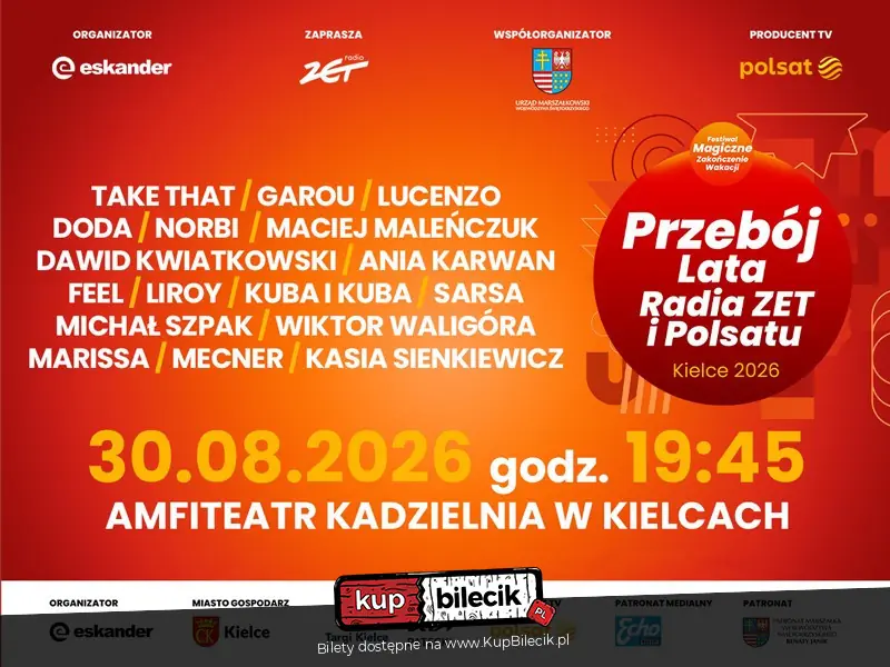 Magiczne Zakończenie Wakacji 2026 - Przebój Lata Radia ZET i Polsatu!