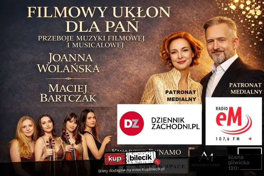 Filmowy ukłon dla Pań - koncert z okazji Dnia Kobiet