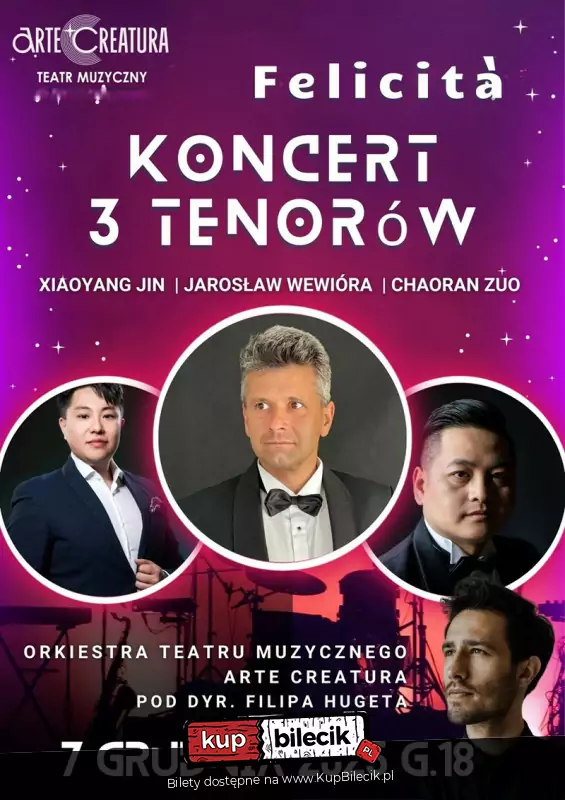 Felicita. Koncert 3 Tenorw