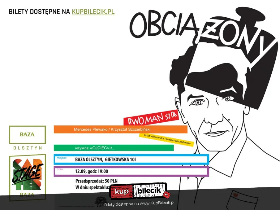 OBCIĄŻONY - tWOMAN SZOŁ | Monodram KRZYSZTOFA  PLEWAKO-SZCZERBIŃSKIEGO