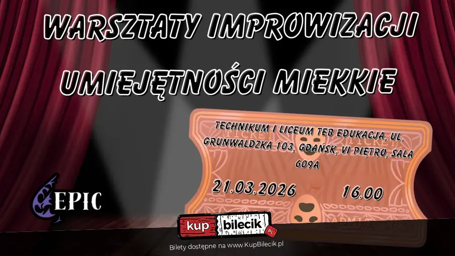 EPICkie Warsztaty Improwizacji dla Początkujących: Wybuchnij śmiechem!