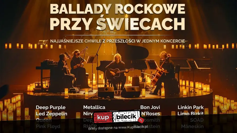 Ballady rockowe przy �wiecach