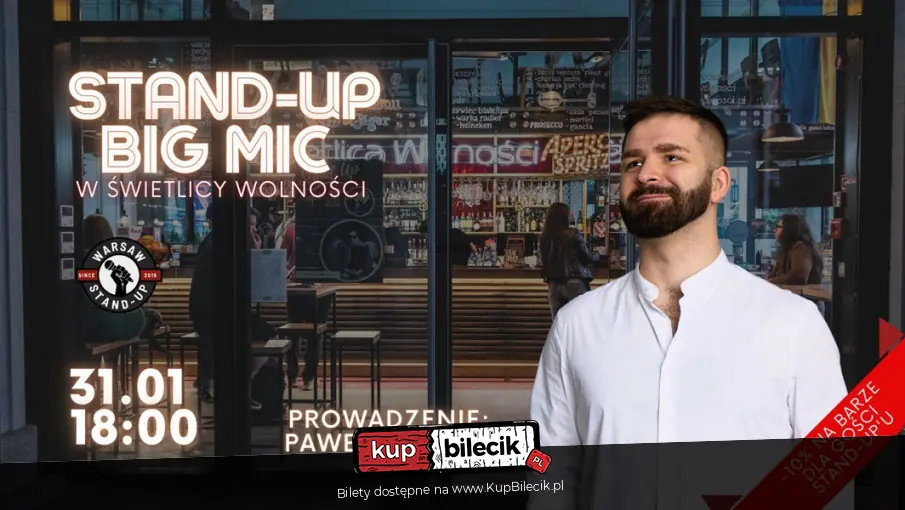 Stand-up Big Mic - Warsaw Stand-up x Paweł Konkiel