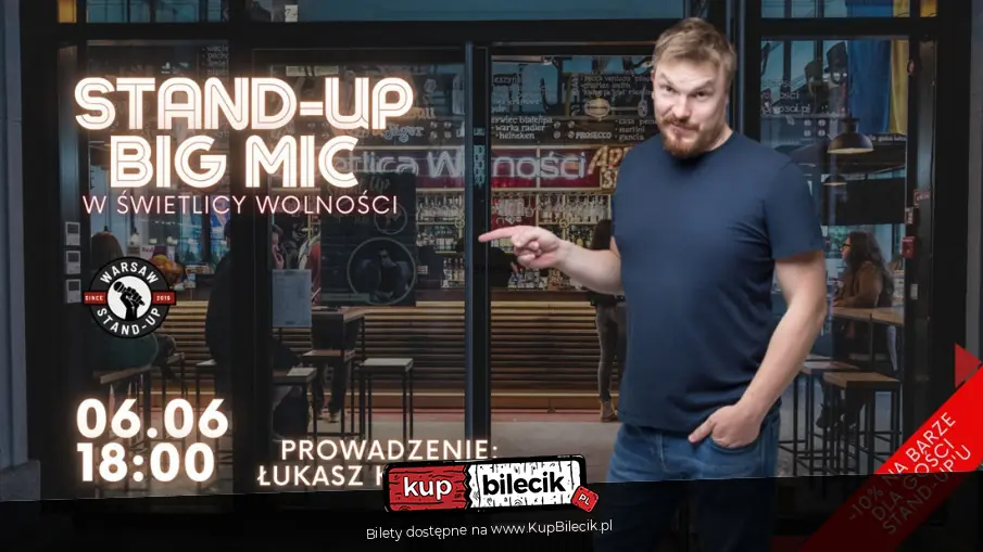 Stand-up Big Mic - Warsaw Stand-up x Łukasz Kowalski