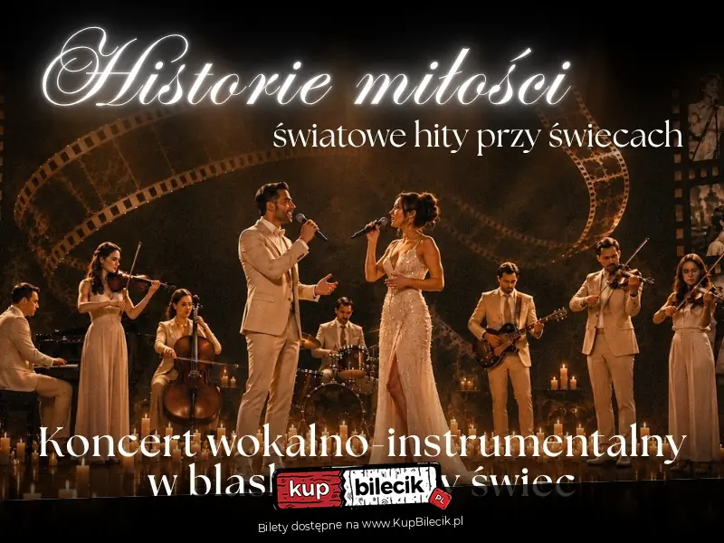 Koncert przy świecach - Historie miłości - światowe hity przy świecach