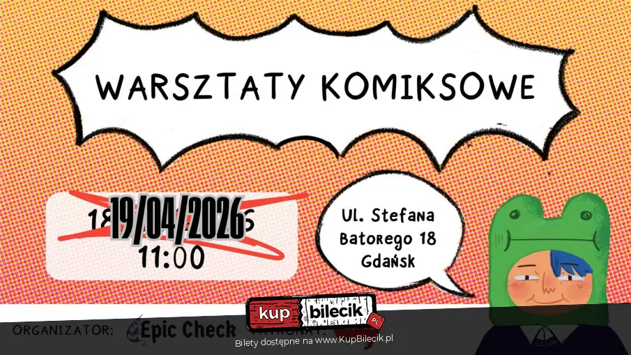 Warsztaty Komiksowe. Wiek: 16+