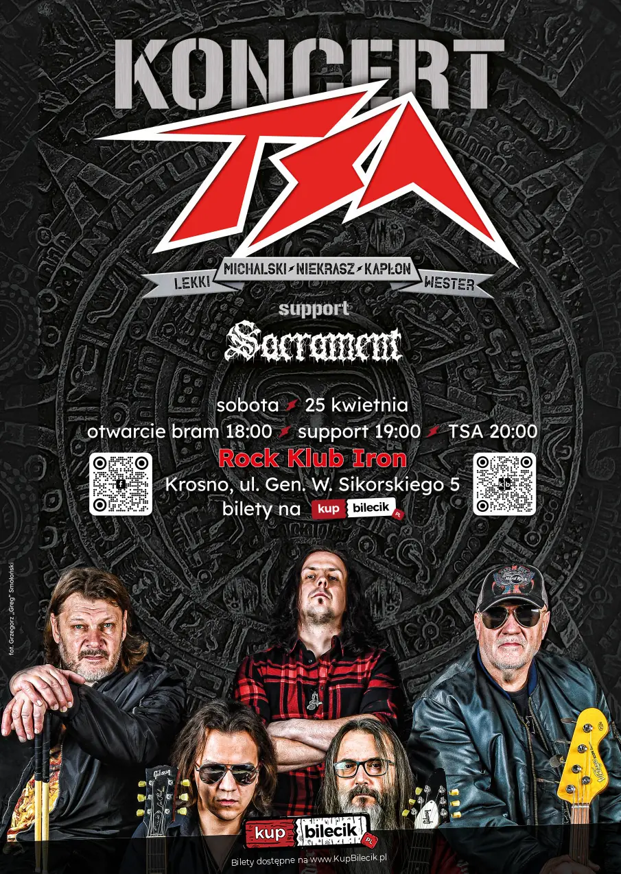 Koncert oparty na legendarnych utworach TSA przeplatanych materiałem z płyty Niezwyciężony.