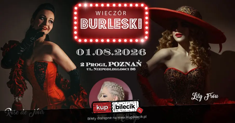 Burleska by Rose de Noir w klubie 2 Progi