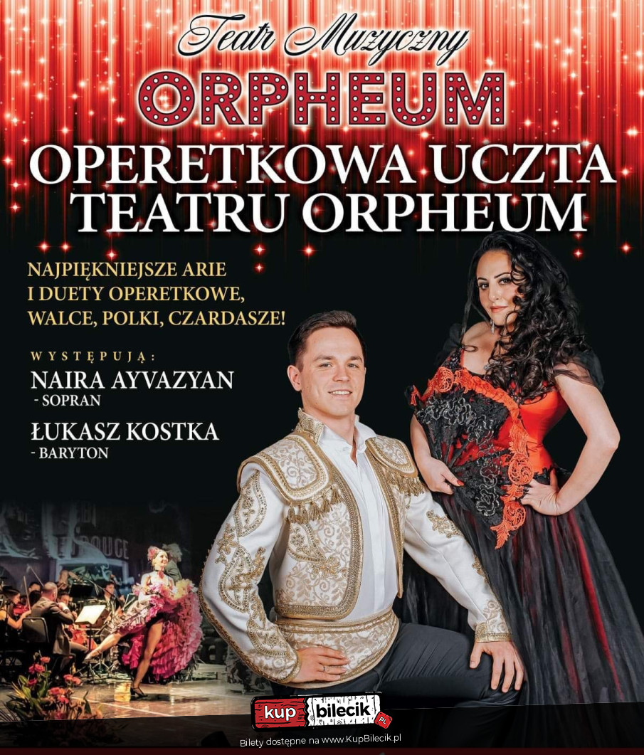 Plakat Operetkowa Uczta Teatru Orpheum 154283