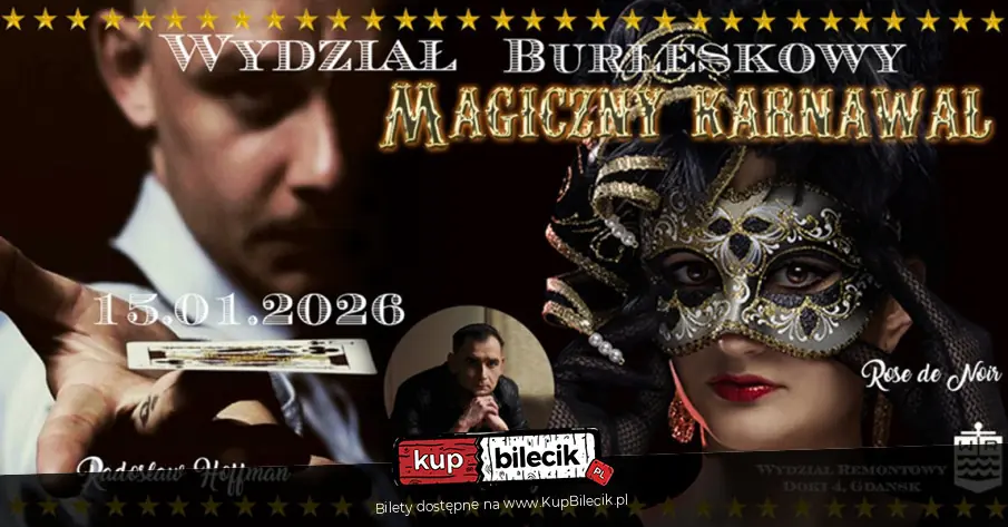 Burleska i magia by Rose de Noir w klubie Wydział Remontowy