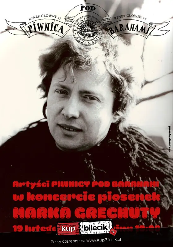 Piosenki Marka Grechuty w wykonaniu artystów Piwnicy pod Baranami