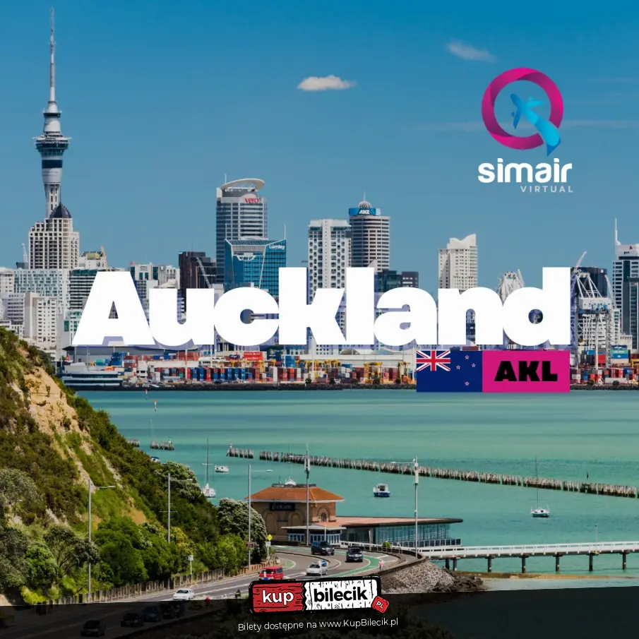 Pasażerski lot z Dunedin do Auckland - Krajobrazy Nowej Zelandii