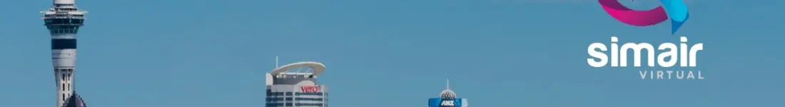 Pasażerski lot z Dunedin do Auckland - Krajobrazy Nowej Zelandii