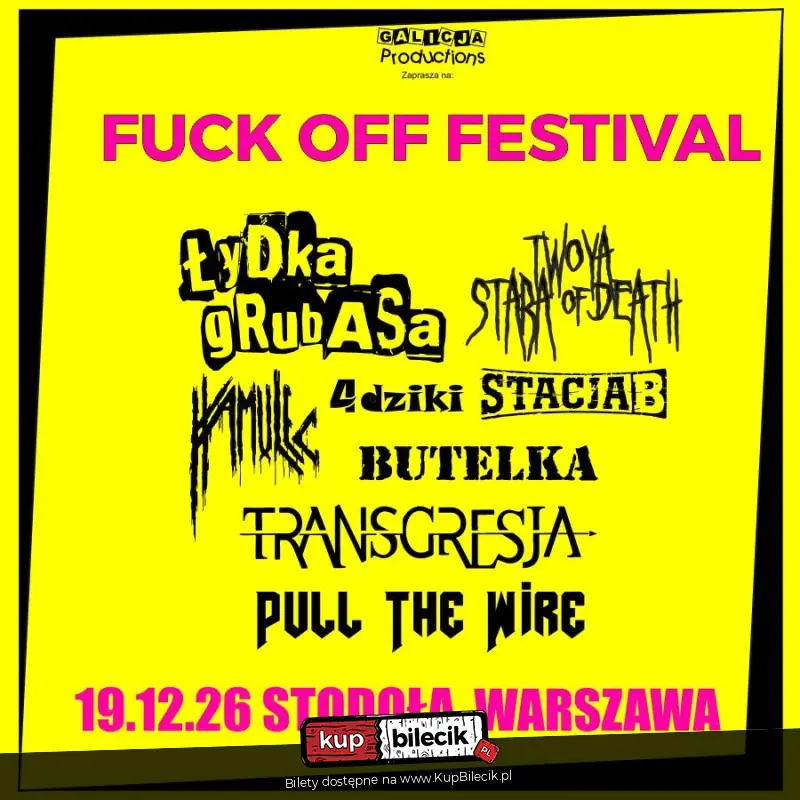 Łydka Grubasa, Pull The Wire, Twoyastara Of Death, Transgresja, 4 Dziki, Hamulec, Stacja B, Butelka