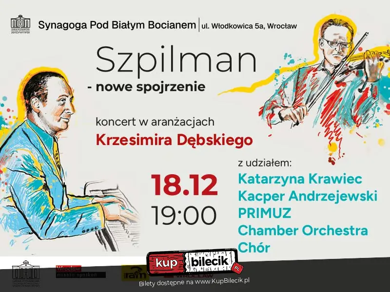 Koncert z okazji urodzin żydowskiego kompozytora Władysława Szpilmana