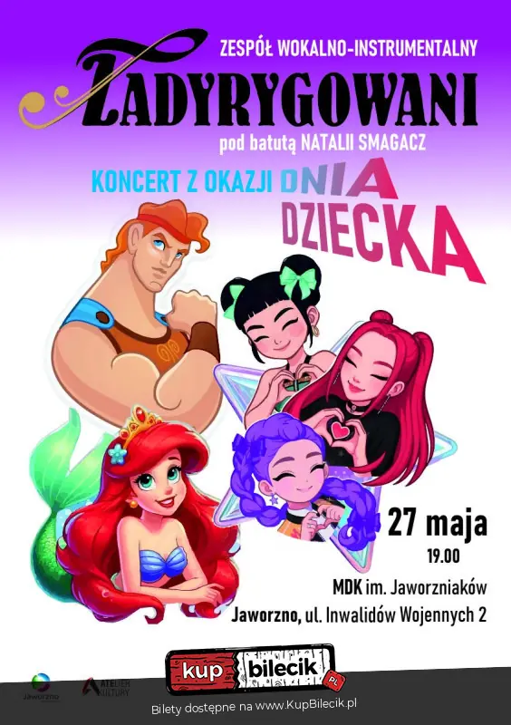 Koncert zespołu wokalno-instrumentalnego Zadyrygowani z okazji Dnia Dziecka