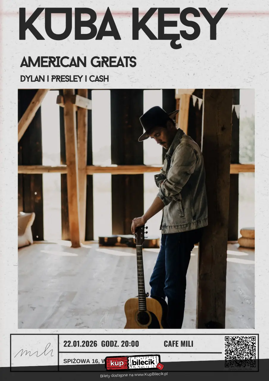 Kuba Kęsy - AMERICAN GREATS - Dylan | Presley | Cash