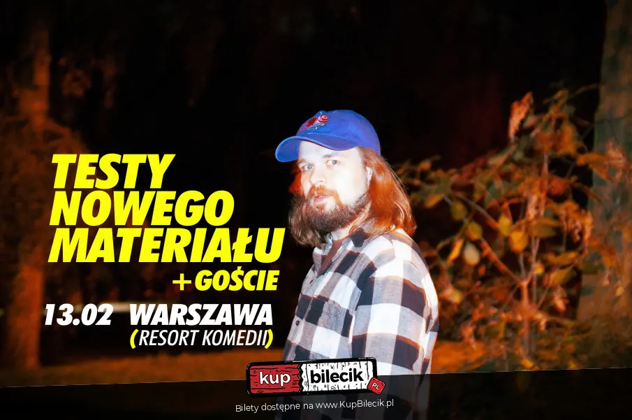 STAND-UP: Testy nowego materiału