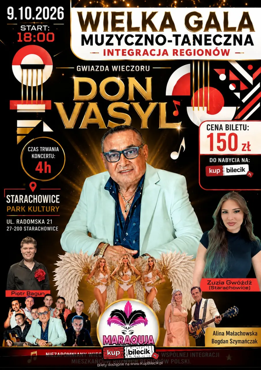 Maraquia Show, Don Vasyl, Alina Małachowska, Bogdan Szymańczak, Zuzia Gwóźdź, Piotr Bagun