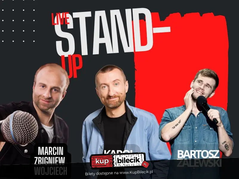 Warszawa / Stand-up / Testy przed nagraniem: Kopiec / Wojciech / Zalewski