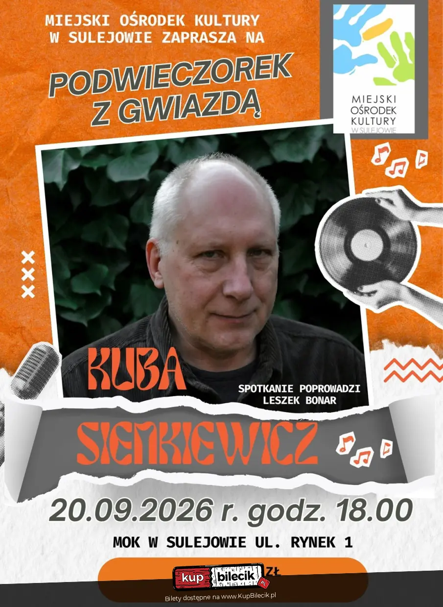 Koncert Kuby Sienkiewicza w Sulejowie!