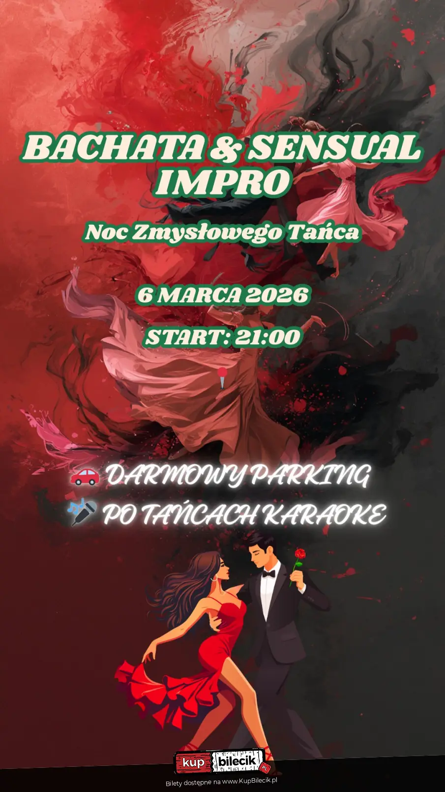 Noc zmysłowego Tańca Bachata Sensual