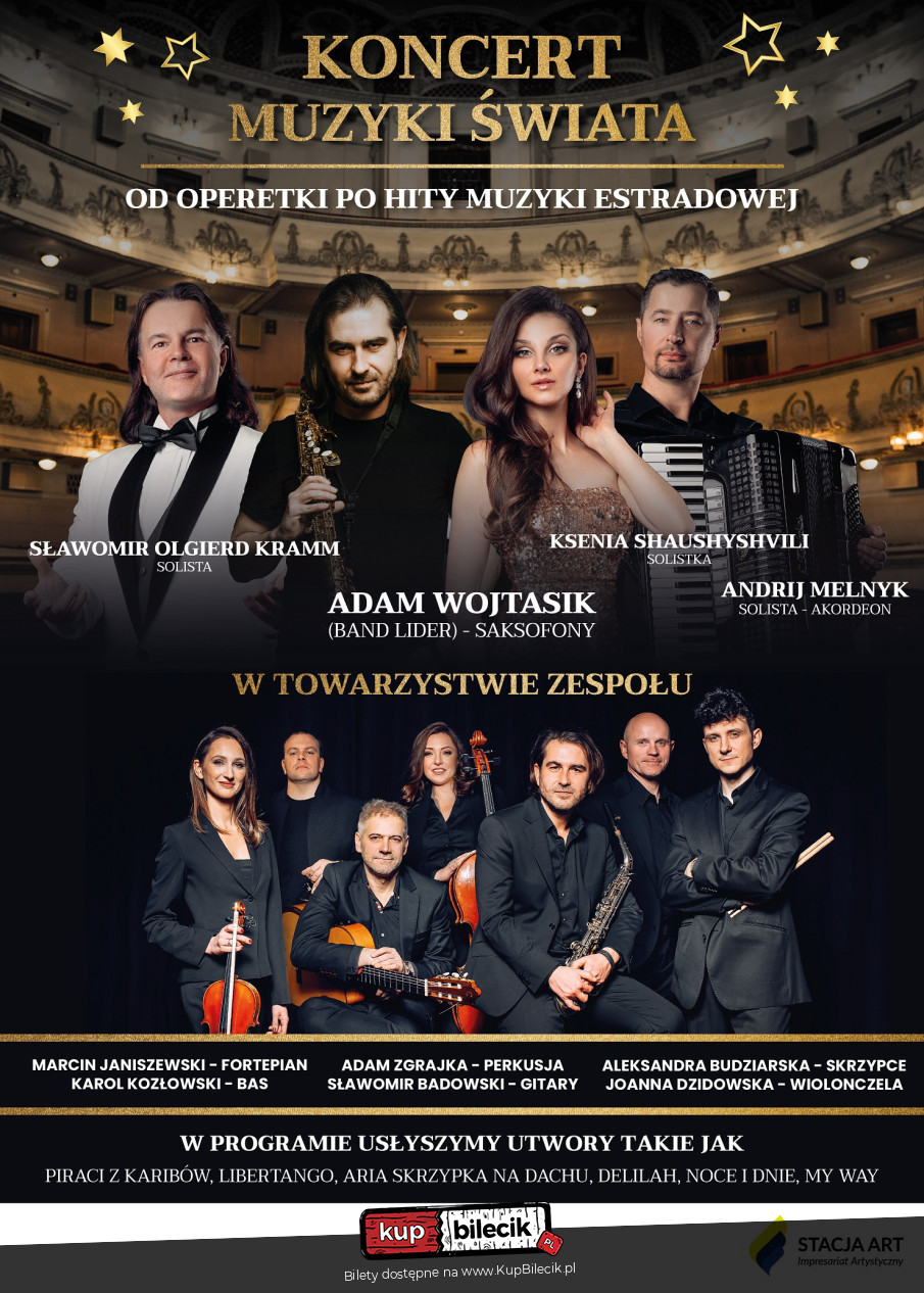 Plakat Koncert Muzyki Świata - Od Operetki po Hity Muzyki Estradowej 157043