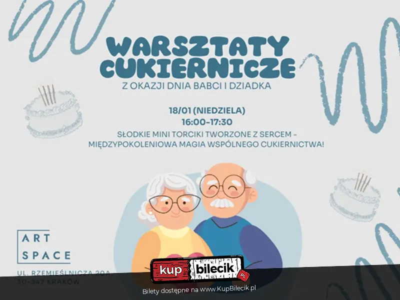 Warsztaty cukiernicze z okazji Dnia Babci i Dziadka