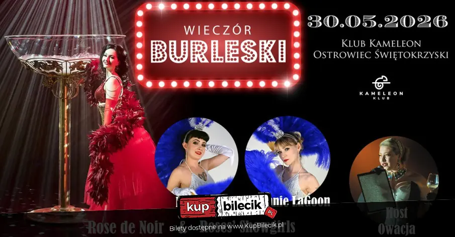 Burleska by Rose de Noir w klubie Kameleon