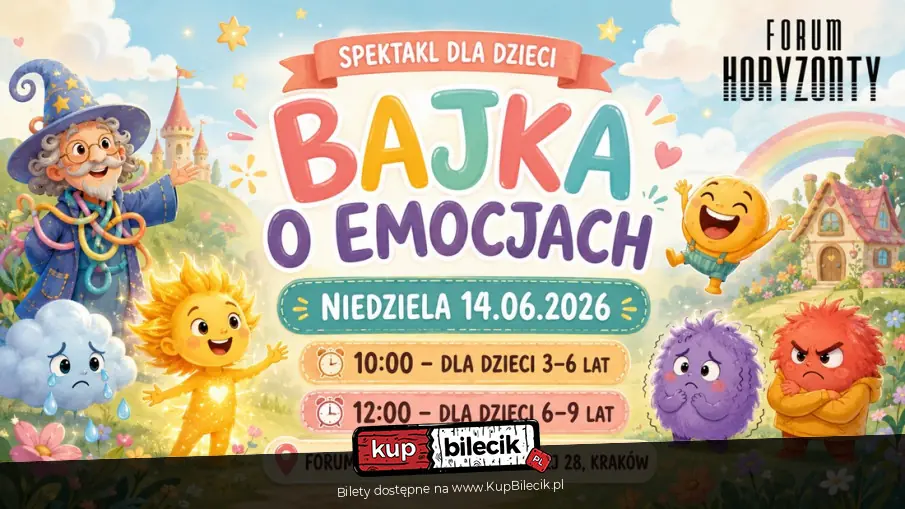 Interaktywny spektakl dla dzieci o emocjach