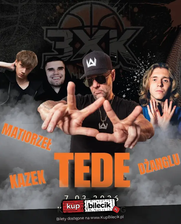 TEDE w Kołobrzegu! Jako support zagrają: Matiorzeł, Kazek, Dżanglu