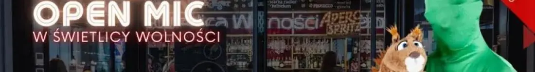 Stand-up Open mic - Warsaw Stand-up x Wiewiórka Gertruda