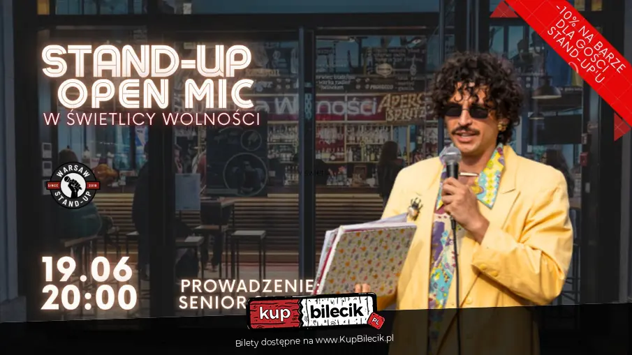 Stand-up Open mic - Warsaw Stand-up x Senior Suarez