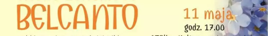 Wiosenne nastroje - koncert chóru Belcanto