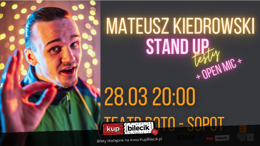 Plakat Stand Up: Mateusz Kiedrowski 156654