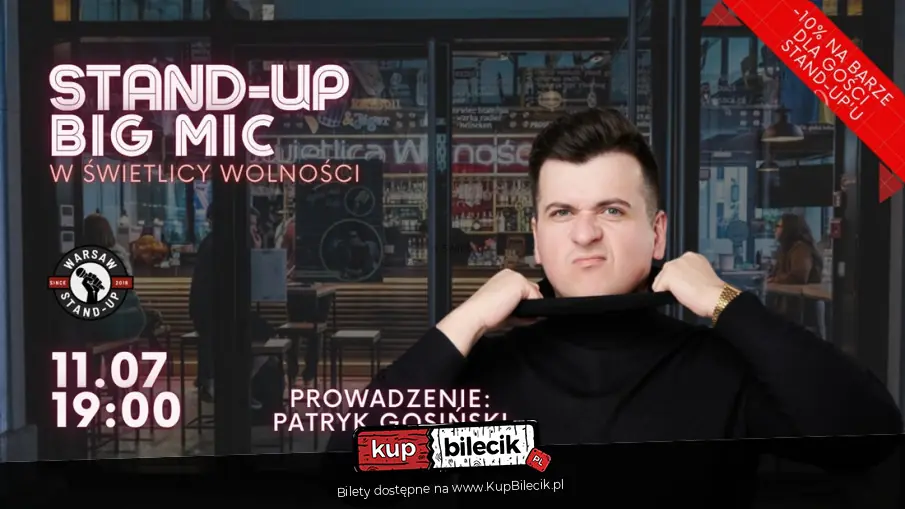 Stand-up Big Mic - Warsaw Stand-up x Patryk Gosinski